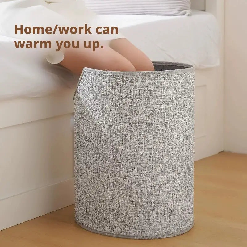 Aquecedor de Pernas Sob a Mesa 2026 ❄️ – 5 Níveis de Calor, Temporizador e Desligamento Automático