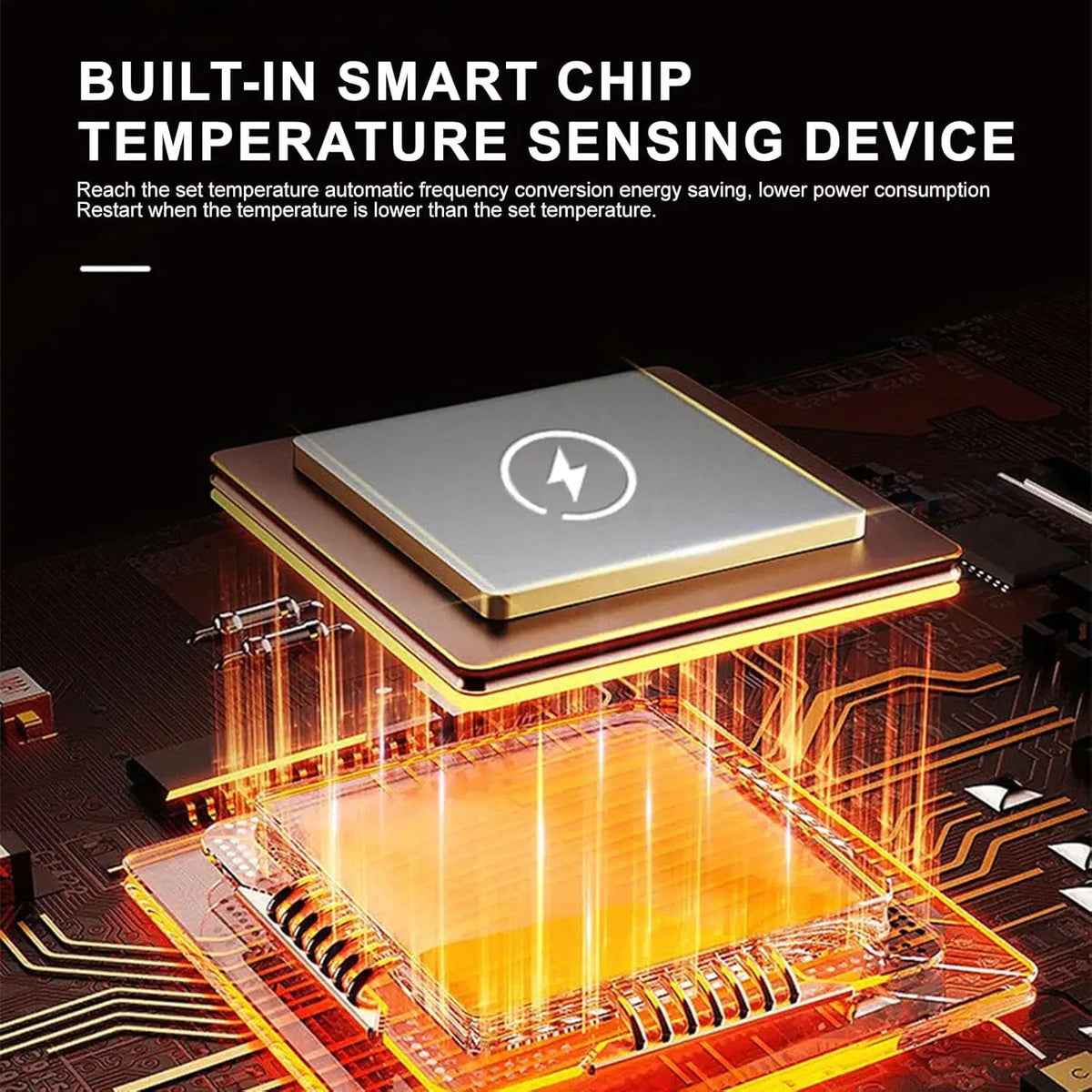 Aquecedor de Pernas Dobrável Pro ❄️ – Painel Elétrico Silencioso com Termostato e Temporizador