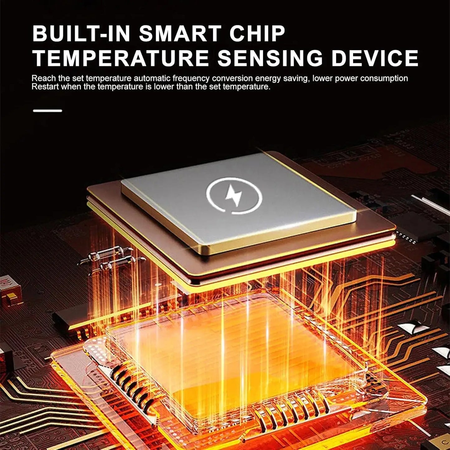 Aquecedor de Pernas Dobrável Pro ❄️ – Painel Elétrico Silencioso com Termostato e Temporizador