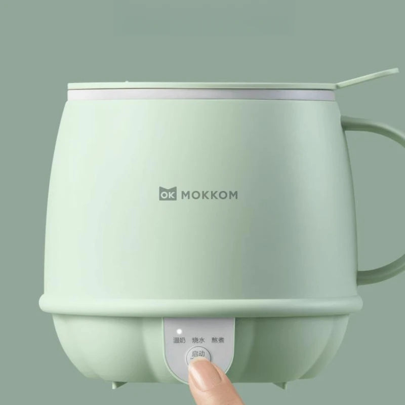 Copo de Aquecimento Elétrico Multifuncional 1L – Chaleira Portátil para Escritório e Casa