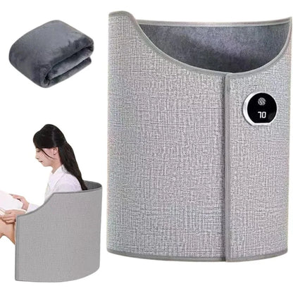 Aquecedor de Pernas Dobrável Pro ❄️ – Painel Elétrico Silencioso com Termostato e Temporizador