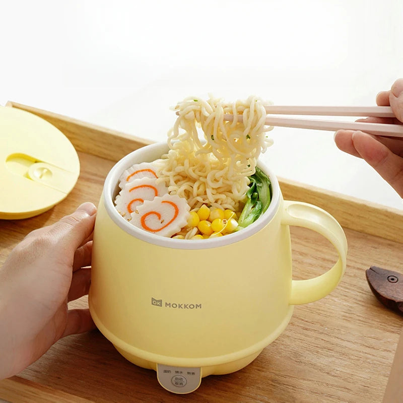 Copo de Aquecimento Elétrico Multifuncional 1L – Chaleira Portátil para Escritório e Casa