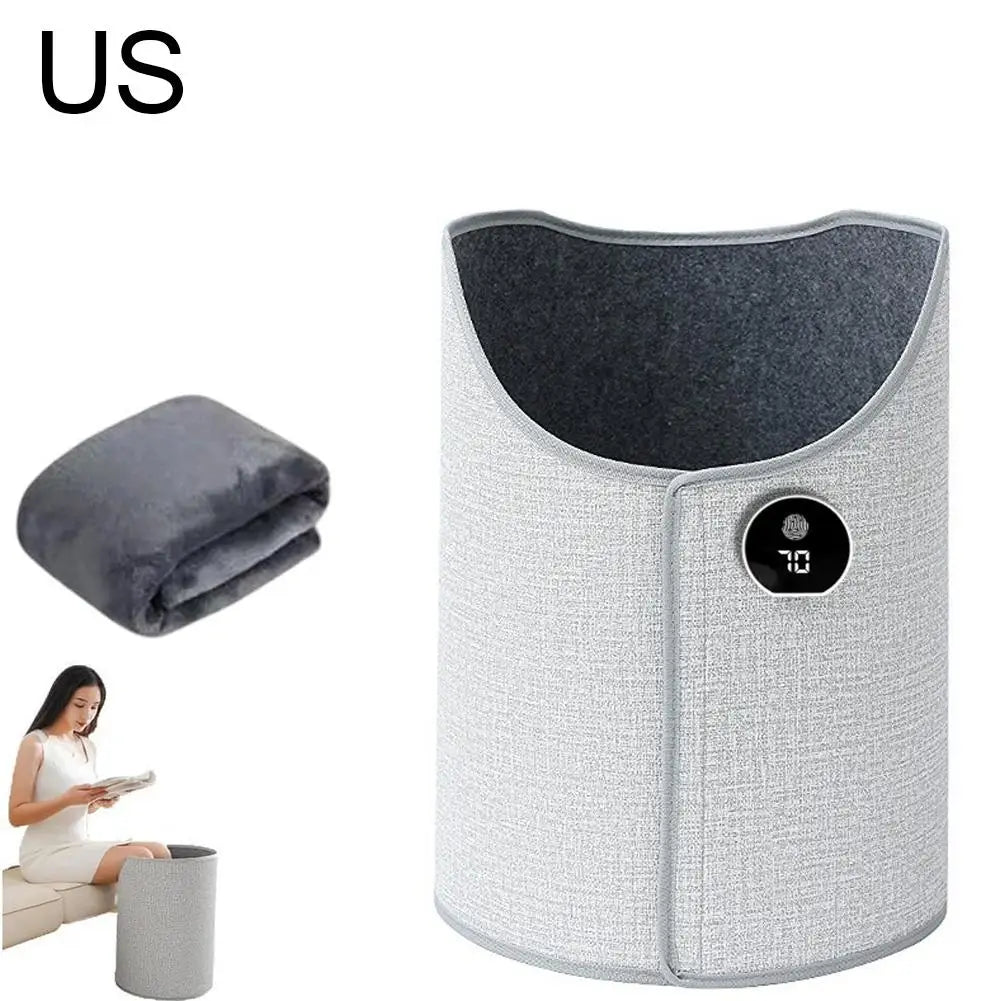 Aquecedor de Pernas Sob a Mesa 2026 ❄️ – 5 Níveis de Calor, Temporizador e Desligamento Automático