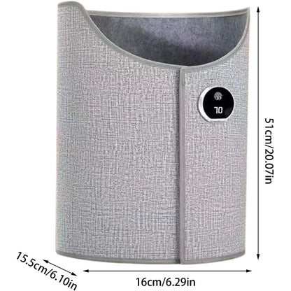 Aquecedor de Pernas Dobrável Pro ❄️ – Painel Elétrico Silencioso com Termostato e Temporizador
