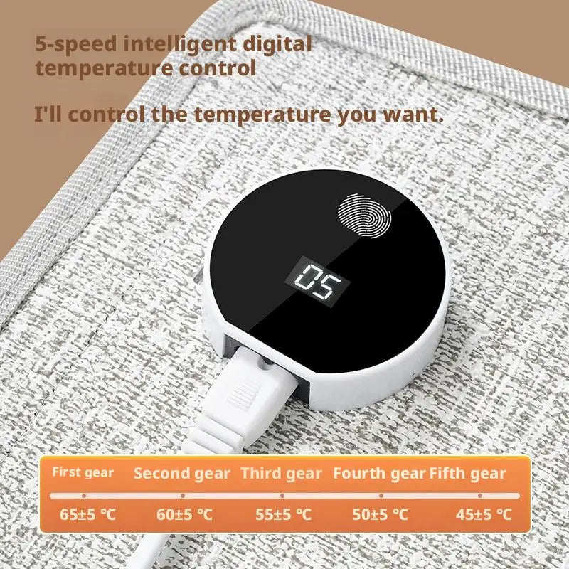 Aquecedor de Pernas Sob a Mesa 2026 ❄️ – 5 Níveis de Calor, Temporizador e Desligamento Automático