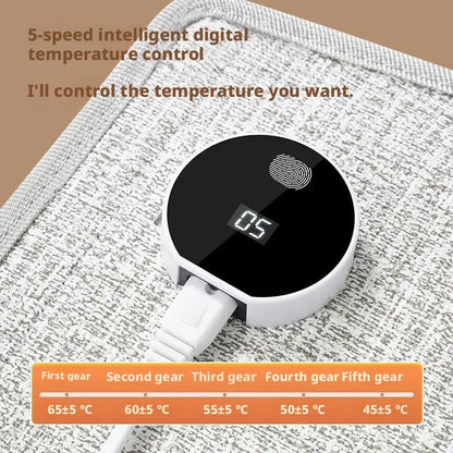 Aquecedor de Pernas Sob a Mesa 2026 ❄️ – 5 Níveis de Calor, Temporizador e Desligamento Automático