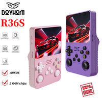 console portatil retro r36s – 15.000 Jogos Clássicos com Tela IPS de Alta Resolu – Black 64G