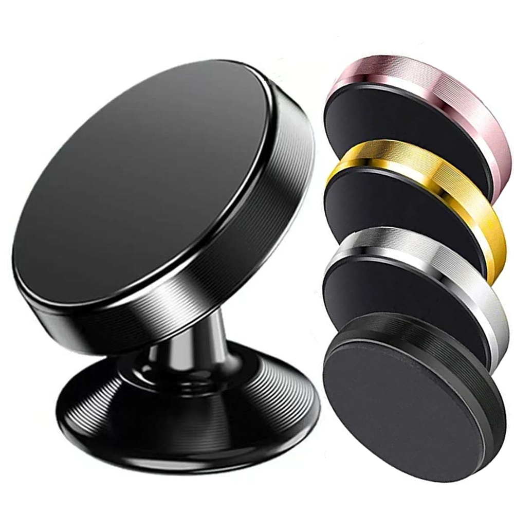 Suporte magnético do telefone do carro universal suporte do telefone do carro p – Rose Gold-Fixed